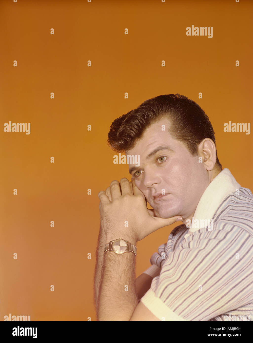 Conway Twitty in publicity portrait 1959 61 Stock Photo