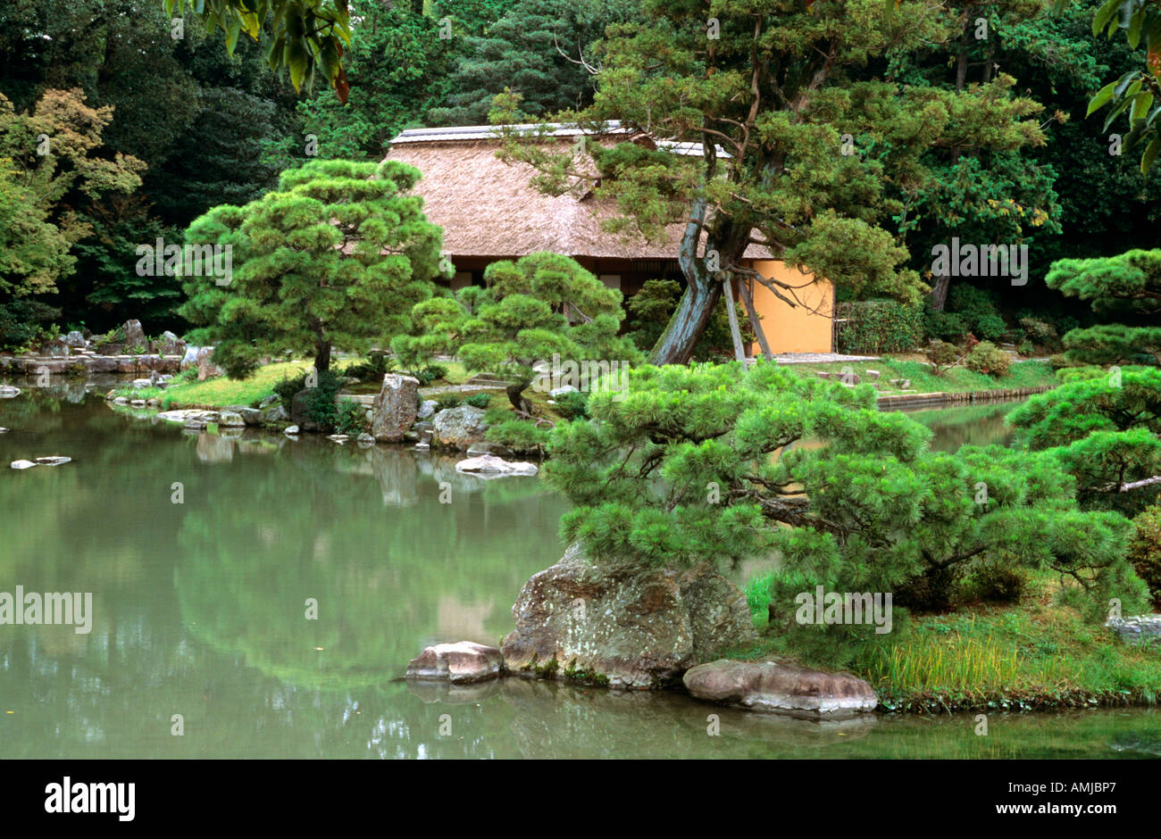 Japan, Kansai, Kyoto, Garten der kaiserlichen Villa Katsurarikju Stock