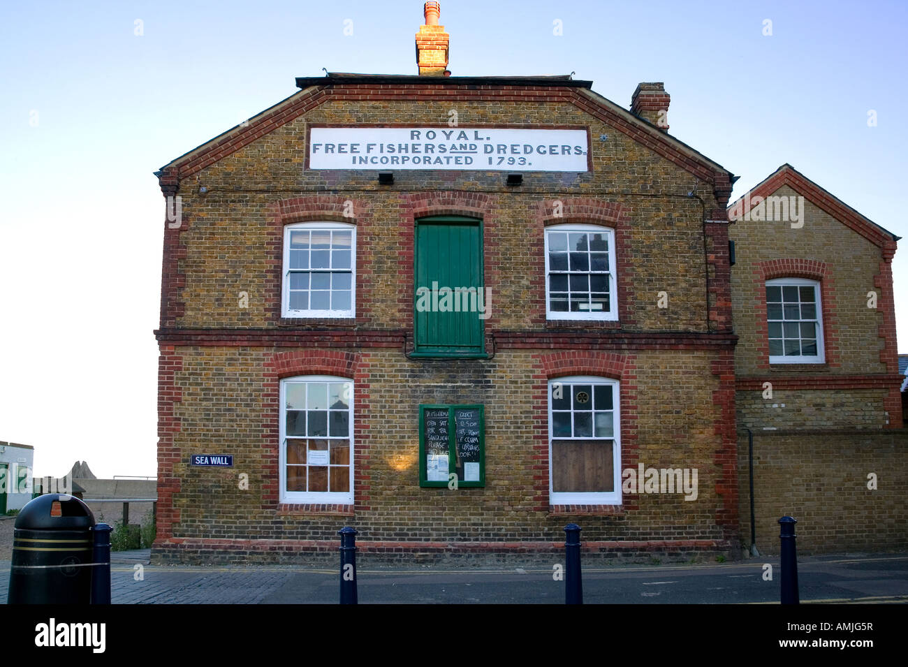 Royal Free Fishers and Dredgers Building Whitstable Kent England Stock Photo