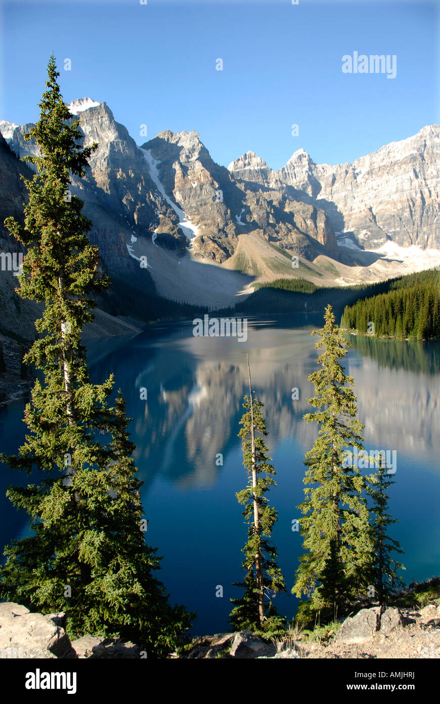 Moraine Lake Banff National Park Alberta Canada Canadian Rockies ...