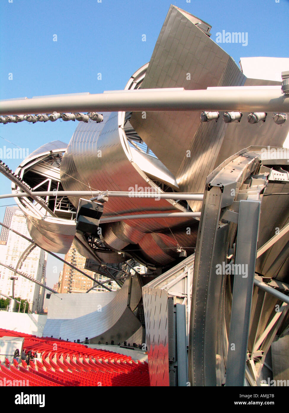 Pritzker Pavilion outdoor concert venue Millennium Park Chicago