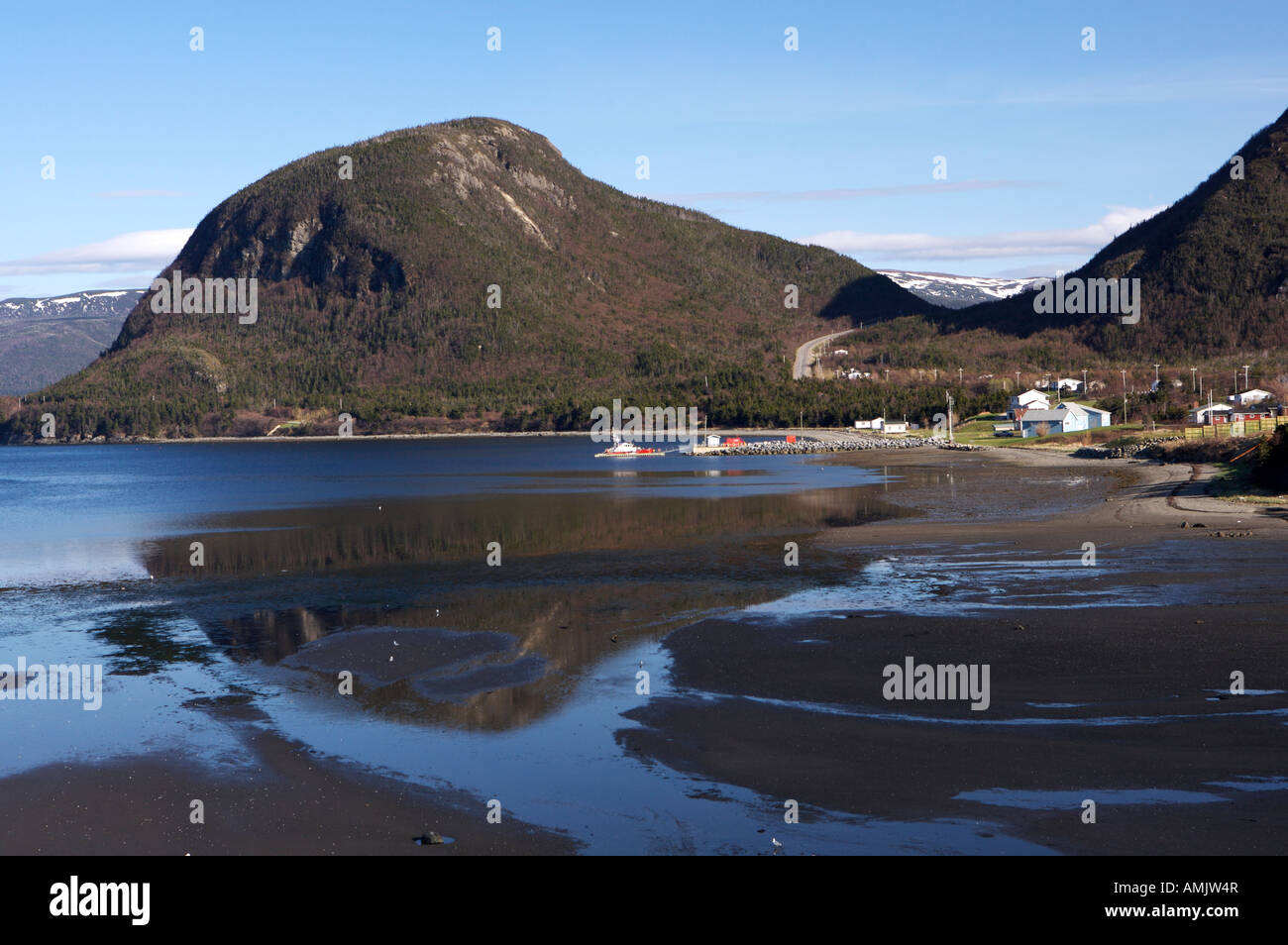 Lark Harbour towards the Blow Me Down Provincial Park, South Shore of
