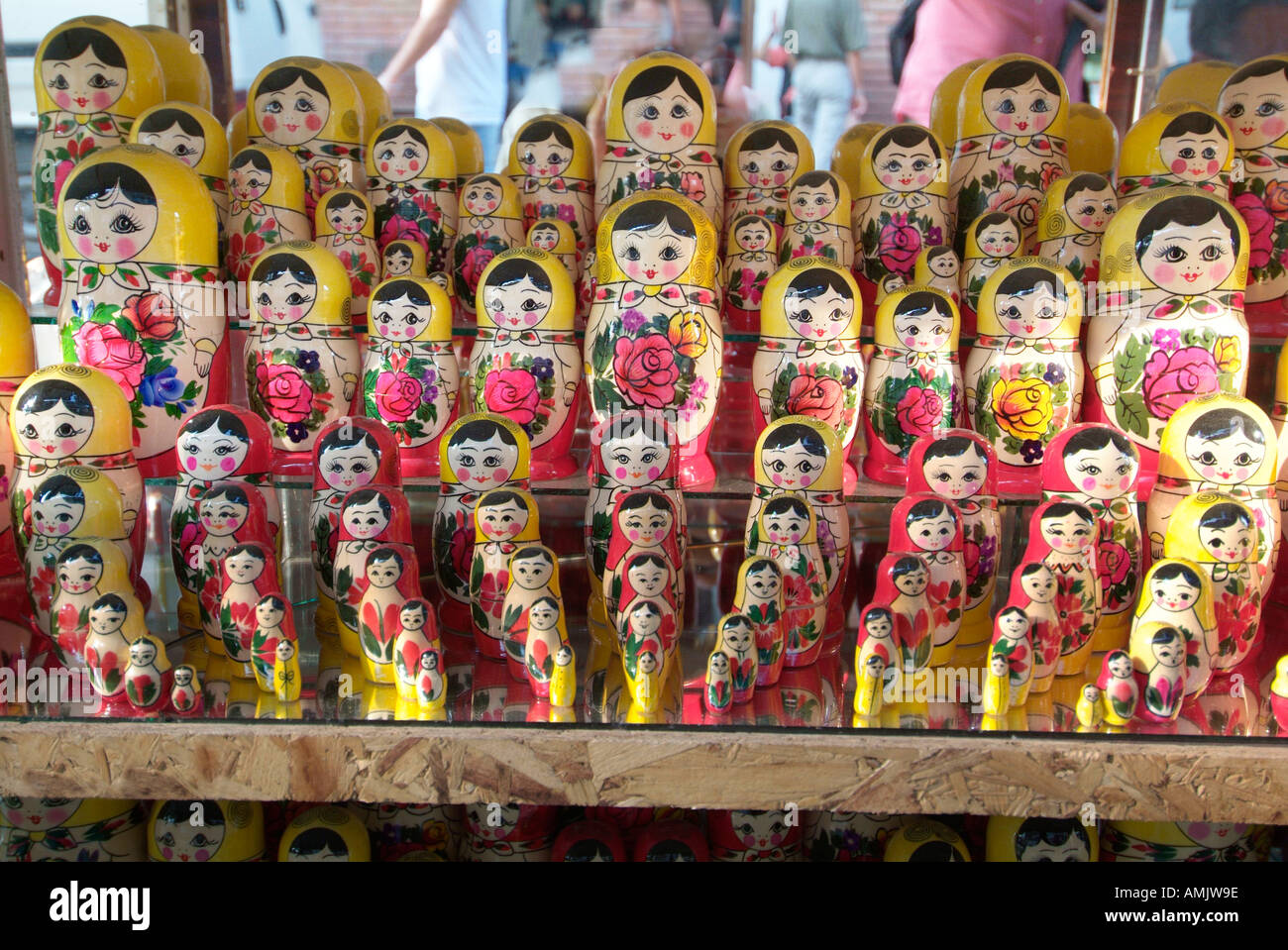 Babushka nesting doll souvenir shop Bulgaria Peoples Republic Narodna