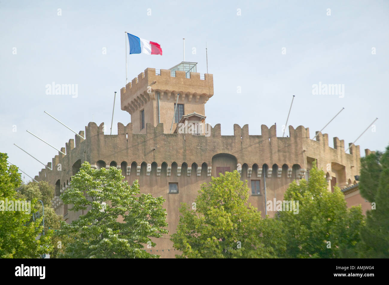 Chateau Grimaldi Haut de Cagnes France Stock Photo Alamy