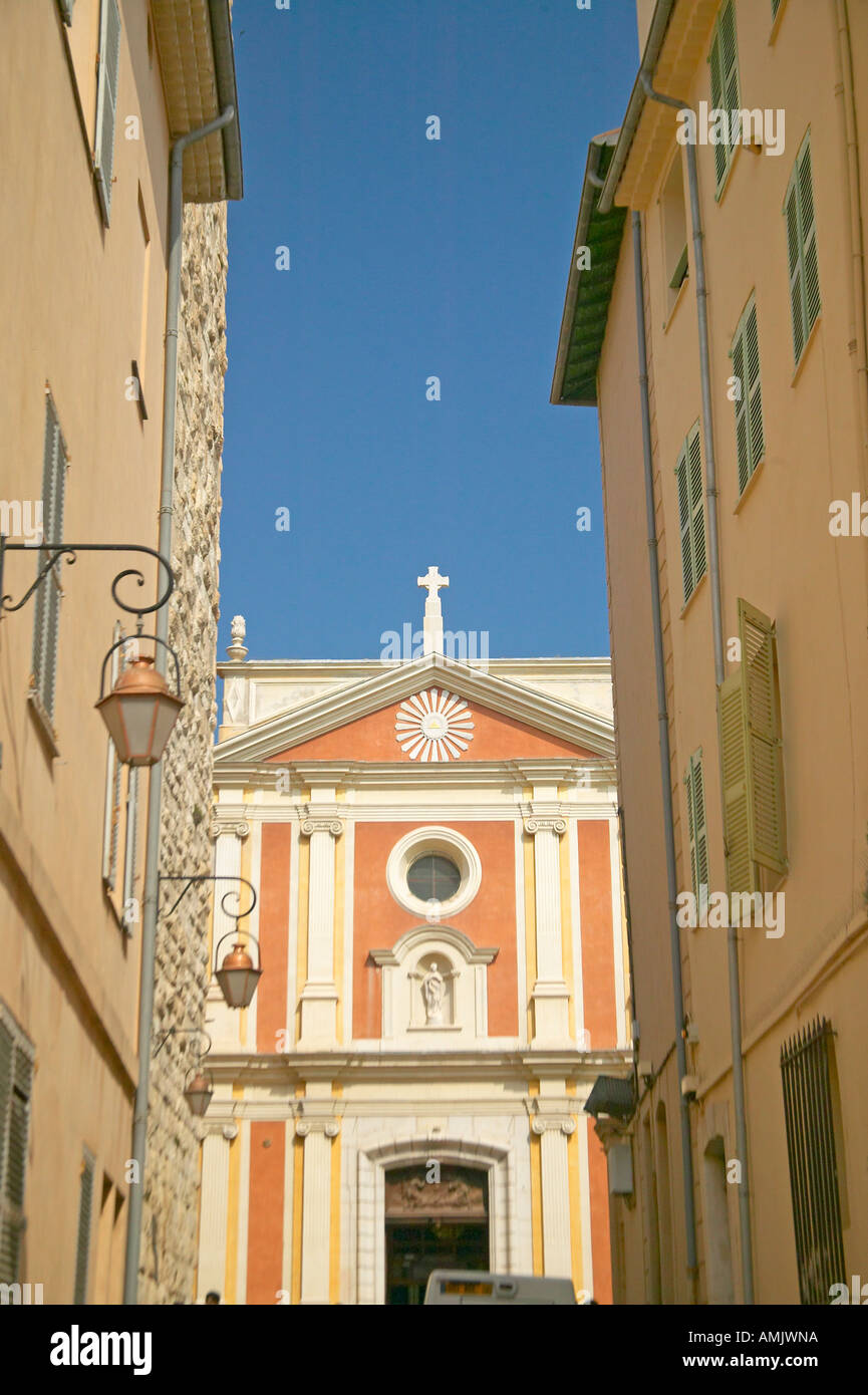 17th century cathedral Antibes France Stock Photo