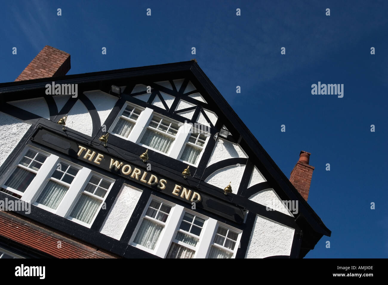 The worlds end public house in knaresborough north yorkshire england