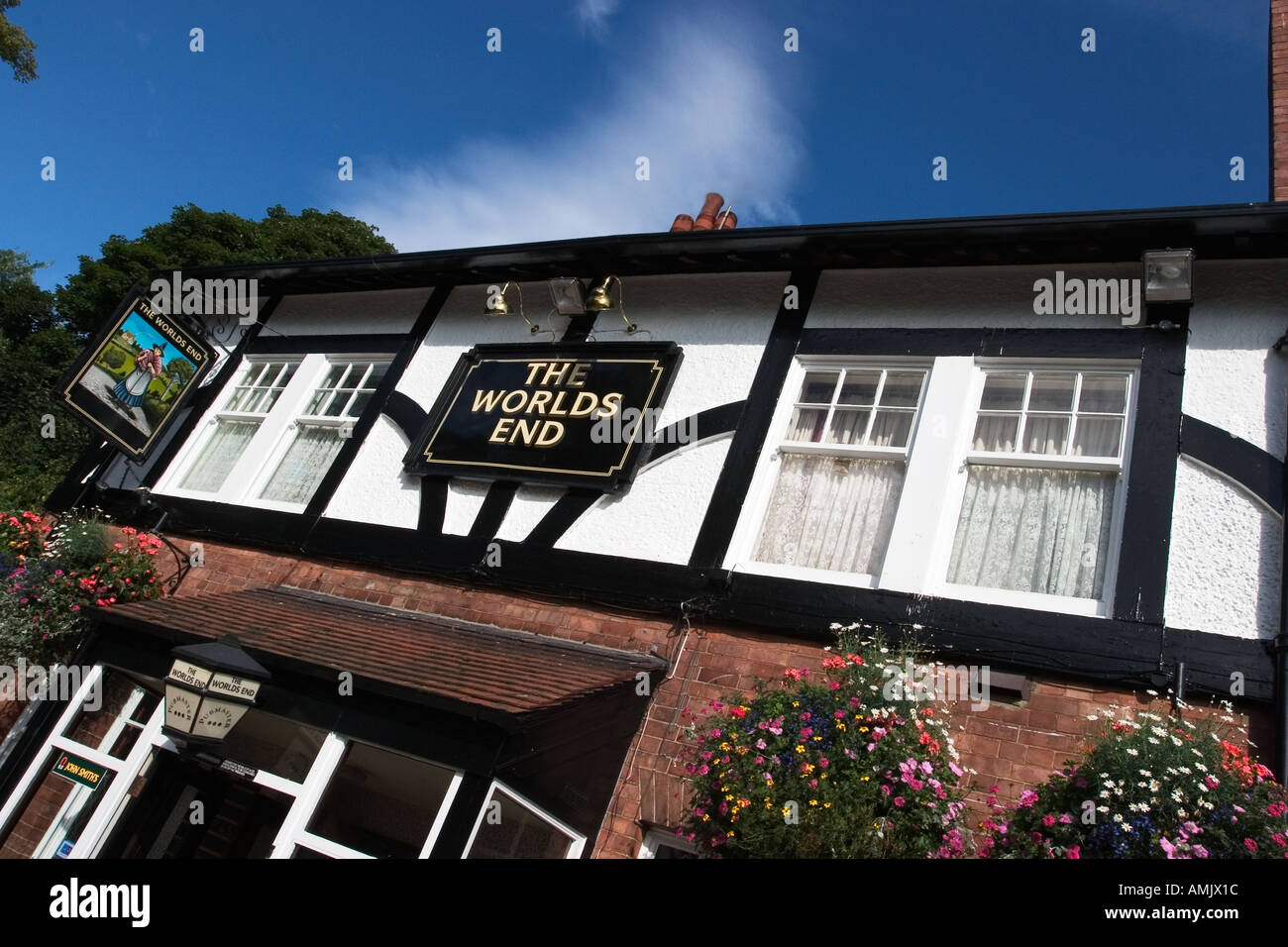 The Worlds End Public House in Knaresborough North Yorkshire England Stock Photo