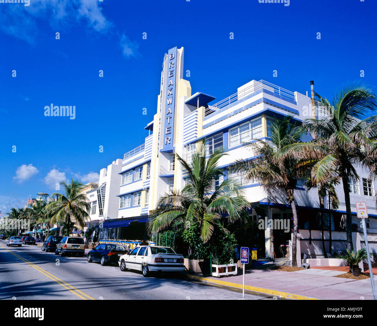 Miami South Beach art deco Hotels USA Stock Photo Alamy