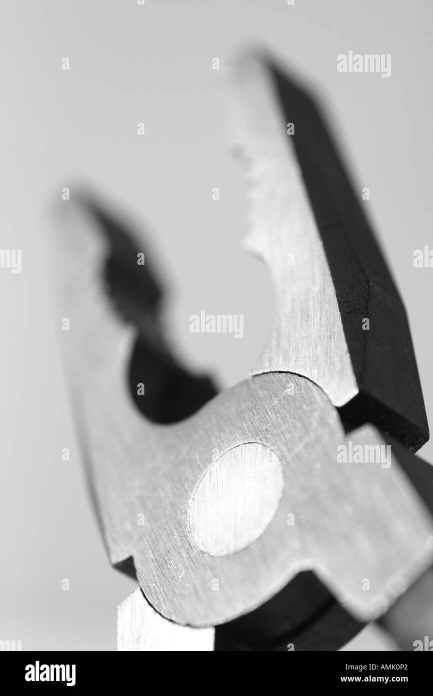 Pair of pliers Black and White Stock Photos & Images Alamy