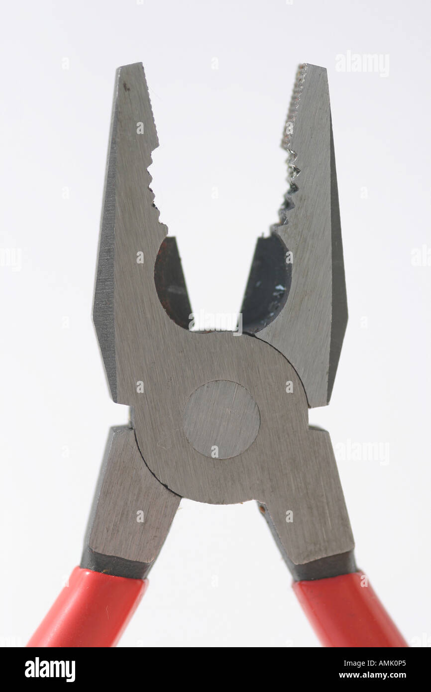 a stock photograph of a pair of pliers Stock Photo Alamy