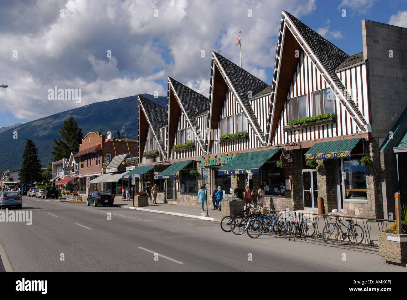 Jasper Townsite Downtown Area Jasper National Park Alberta Canada