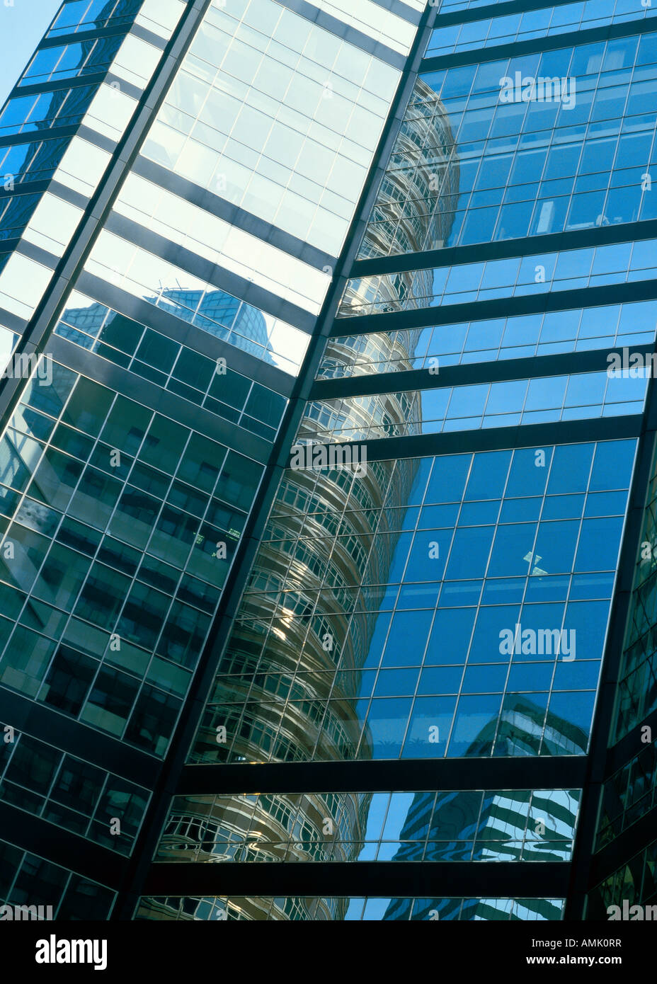 New York, glass facade Stock Photo