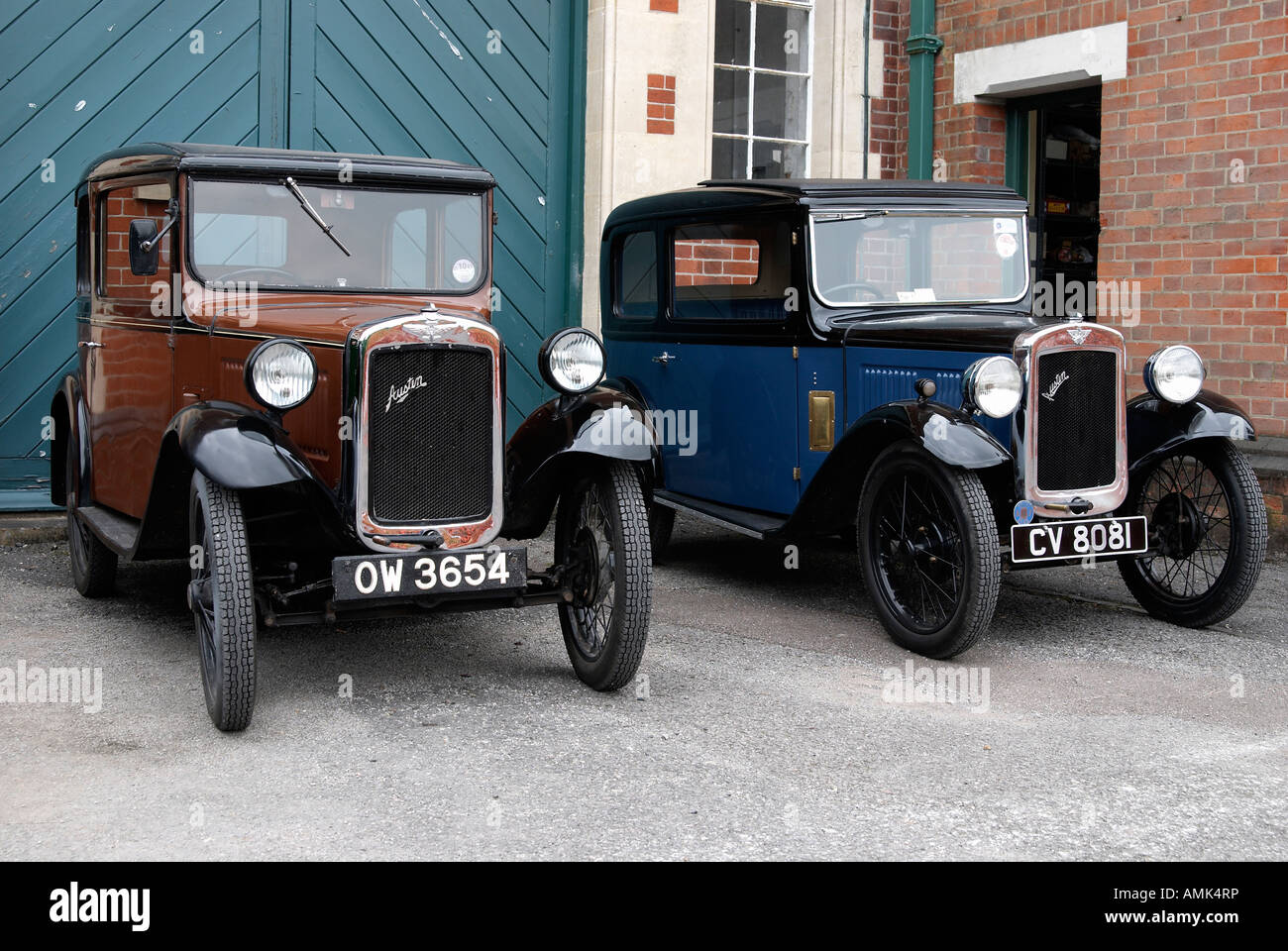 Austin Seven cars at Twyford waterworks near Winchester Stock Photo Alamy