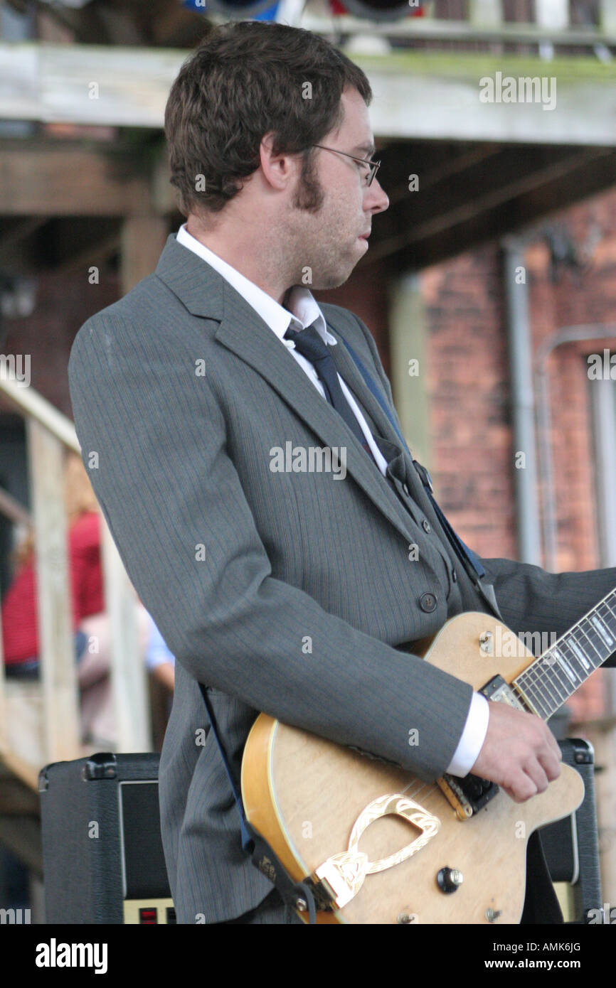 Velveteen Rabbit performing at Dally in the Alley in Detroit, Michigan Stock Photo