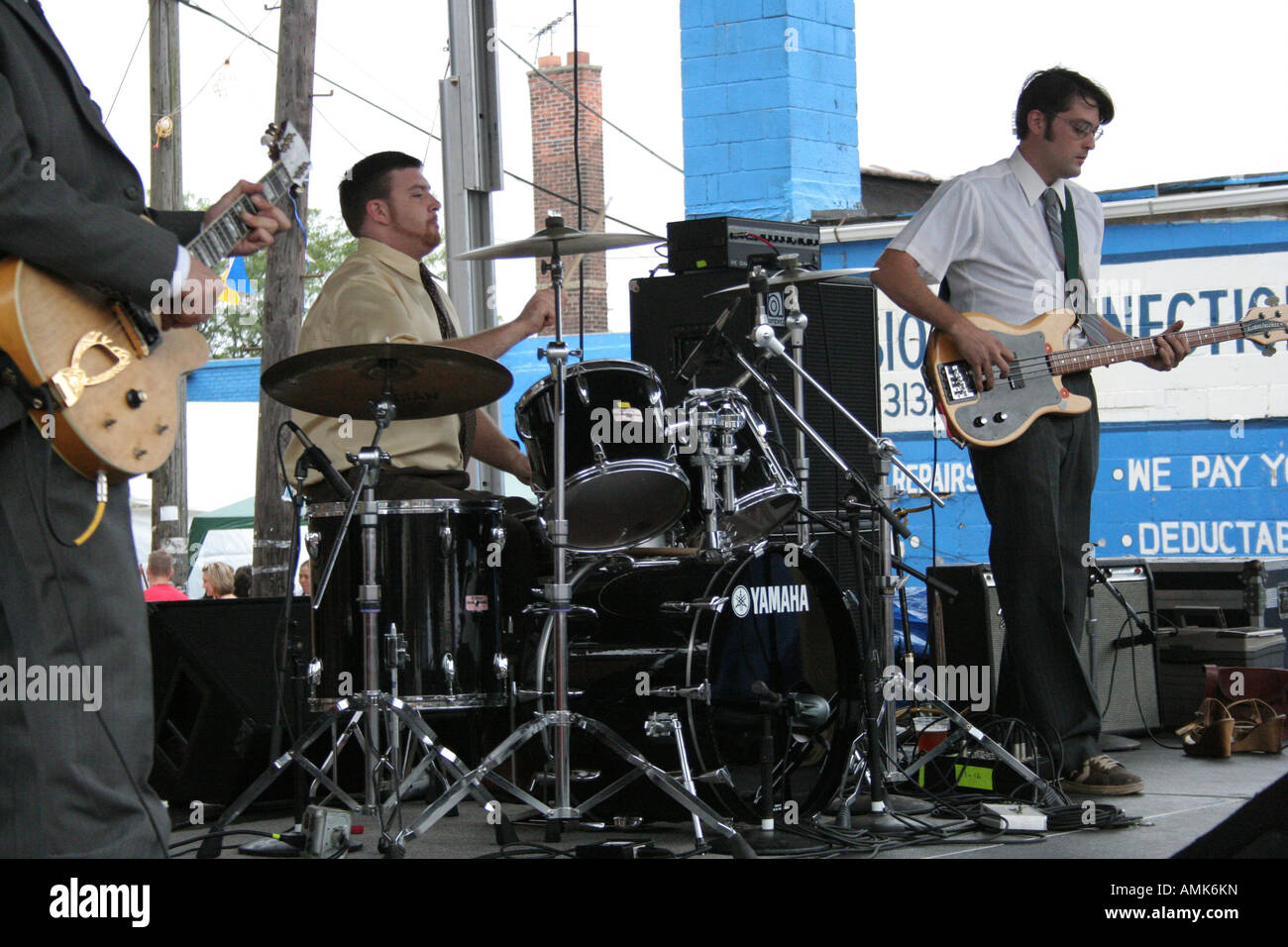 Velveteen Rabbit performing at Dally in the Alley in Detroit, Michigan Stock Photo