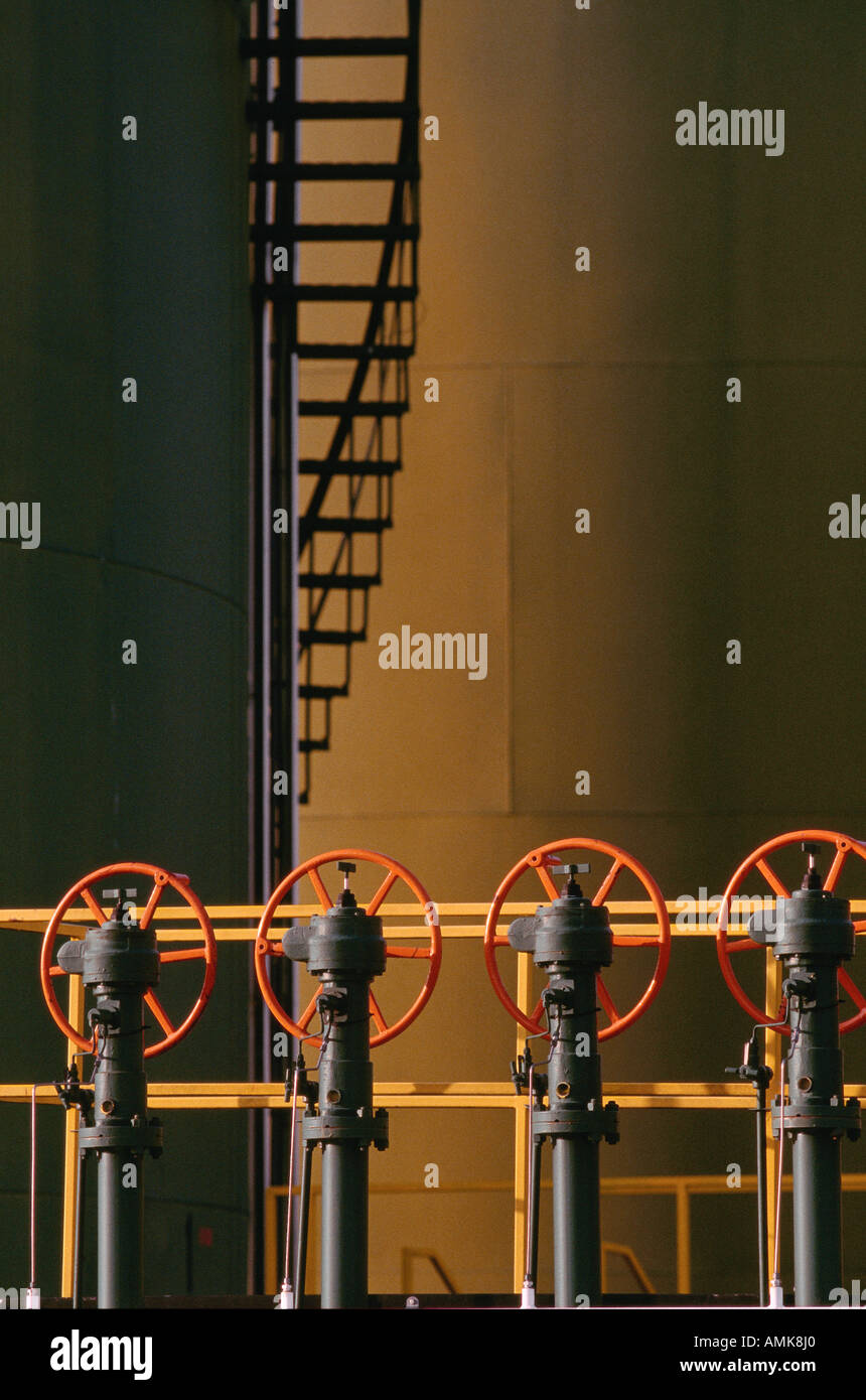 Oil Storage Stock Photo
