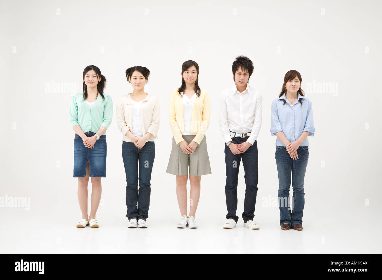 Five women man studio hi-res stock photography and images - Alamy
