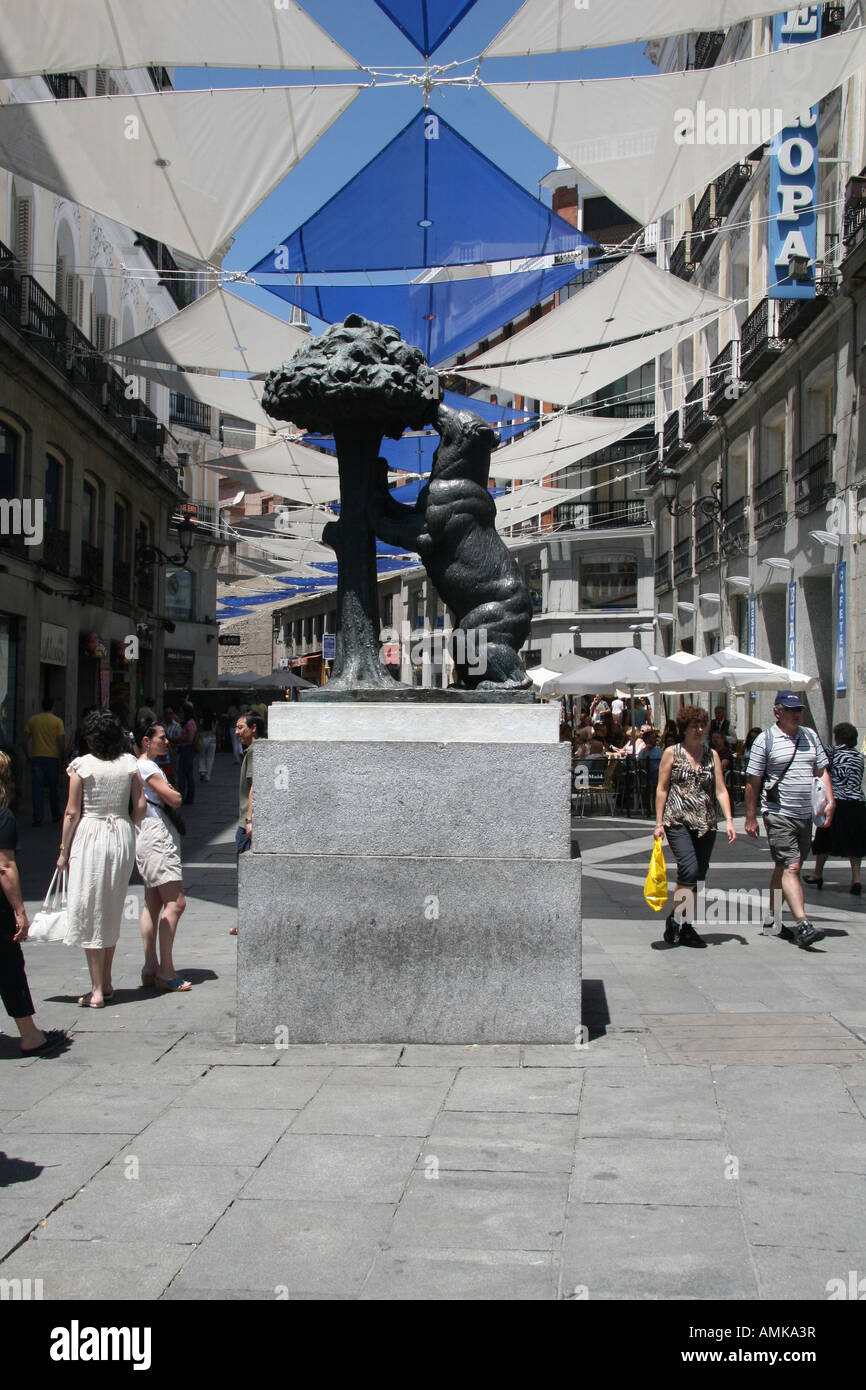 The Puerta del Sol (Spanish for Gate of the Sun) and the heraldic