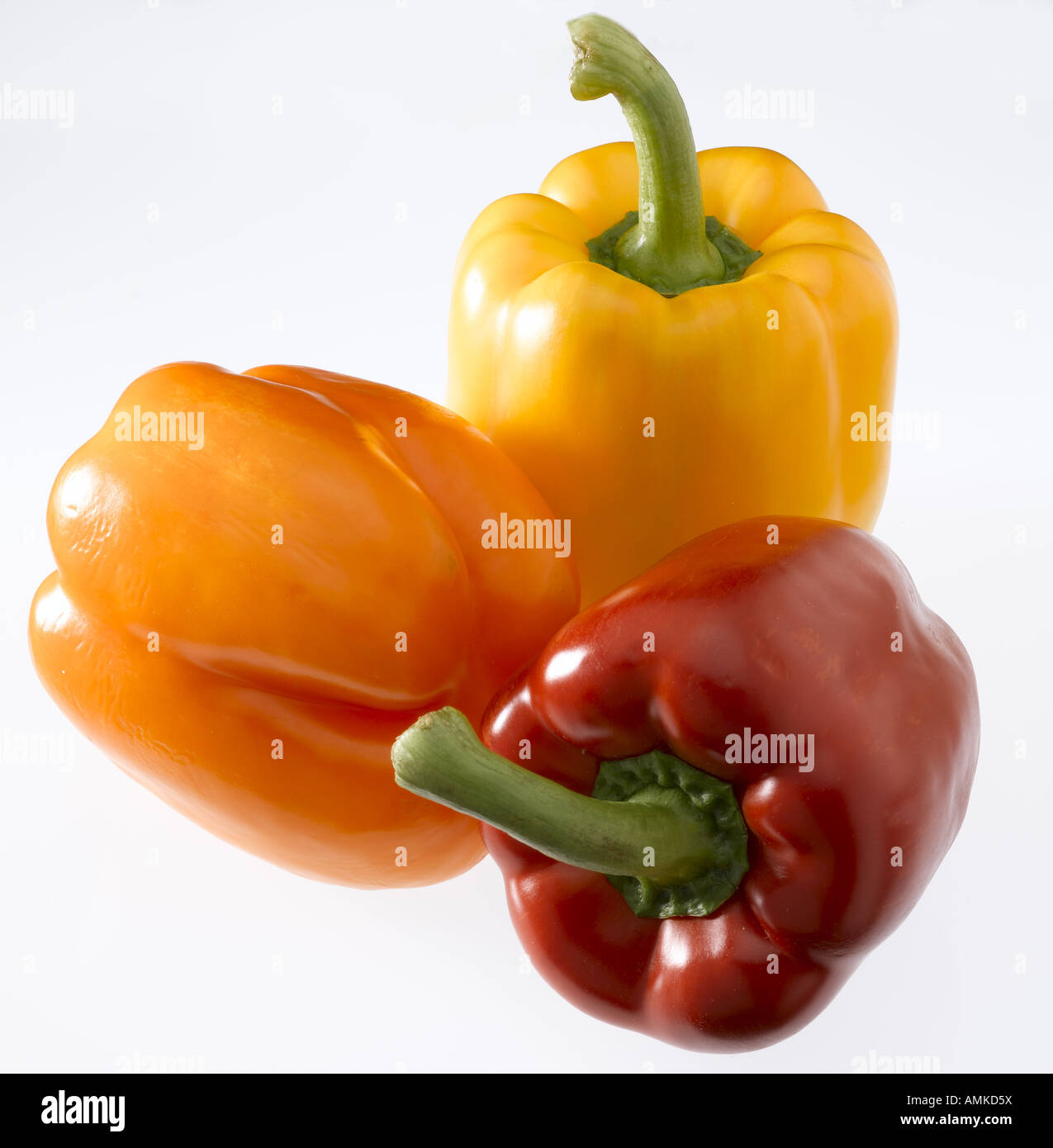 Yellow red peppers bell Cut Out Stock Images & Pictures - Alamy