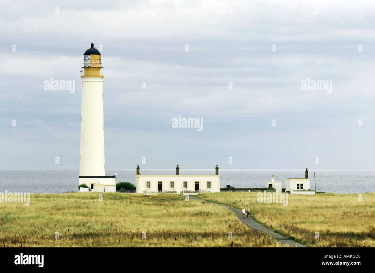 Barns Ness lighthouse near Dunbar, Lothian Region, Scotland Stock Photo