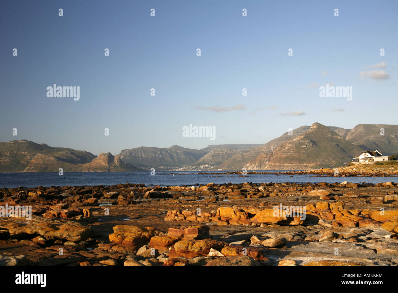 Shoreline at Kommetjie Stock Photo