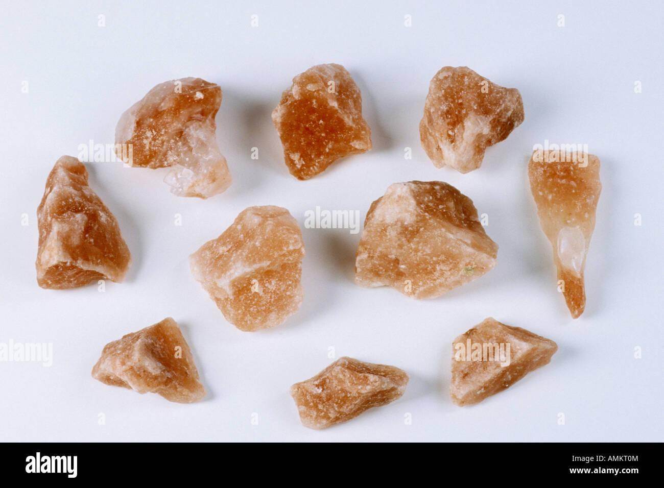 Pink Salt, Himalayan Salt (Natriumchloride), studio picture Stock Photo
