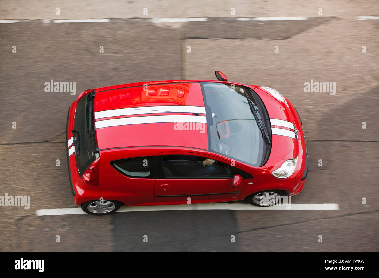 A car in Leicester Leicestershire UK Stock Photo Alamy