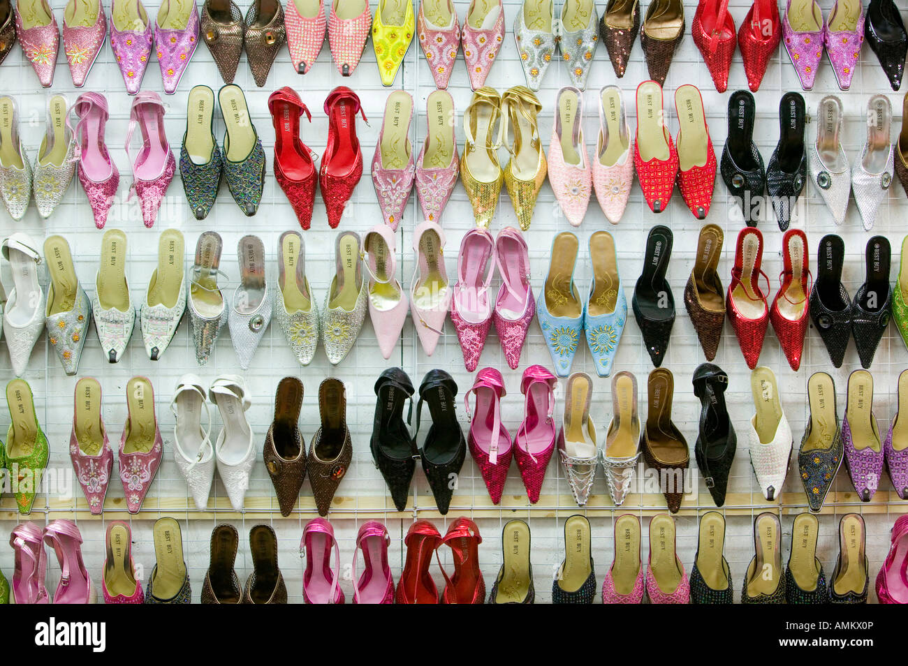 A shoe shop in Leicester UK Stock Photo Alamy