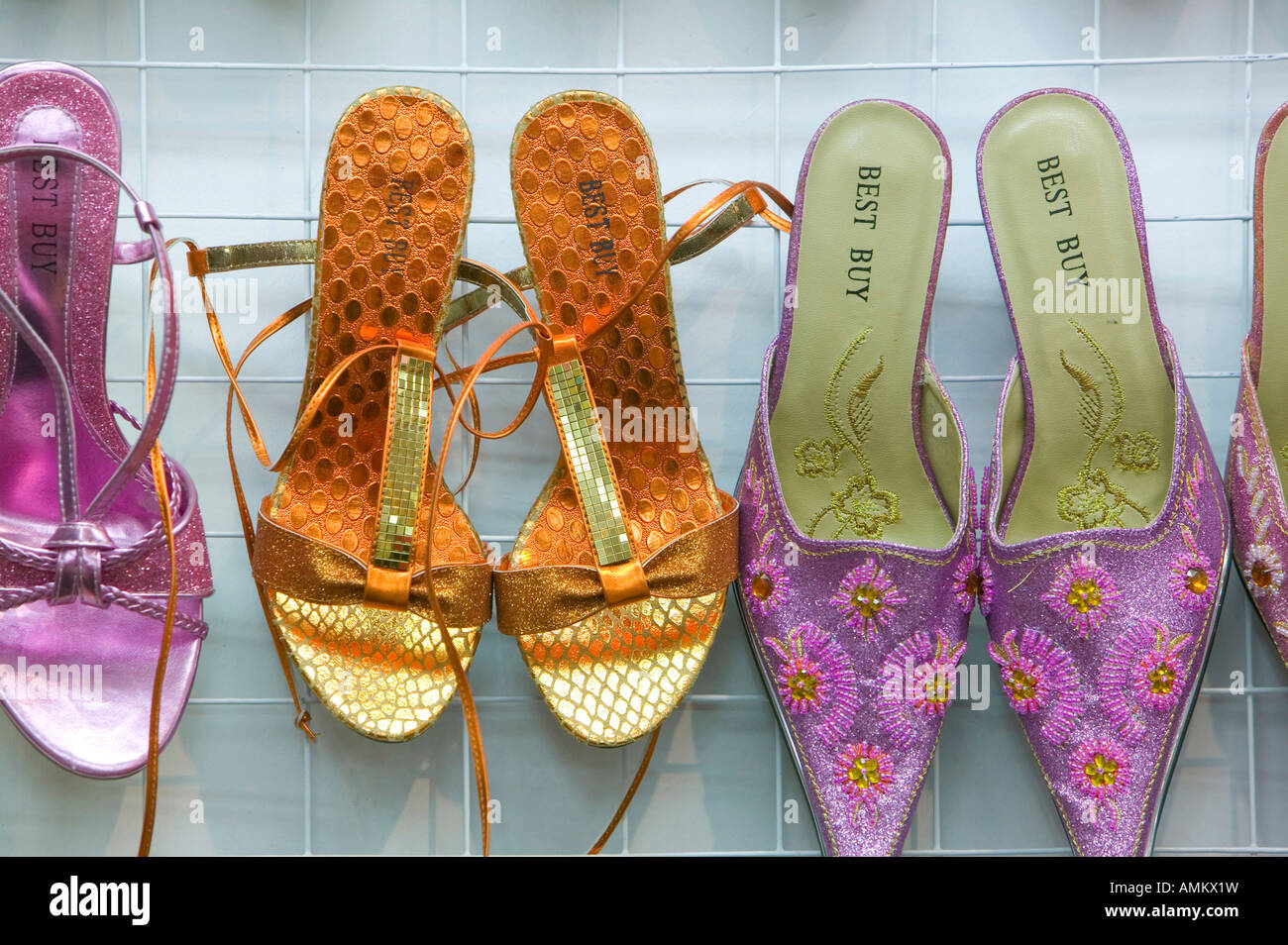 A shoe shop in Leicester UK Stock Photo Alamy
