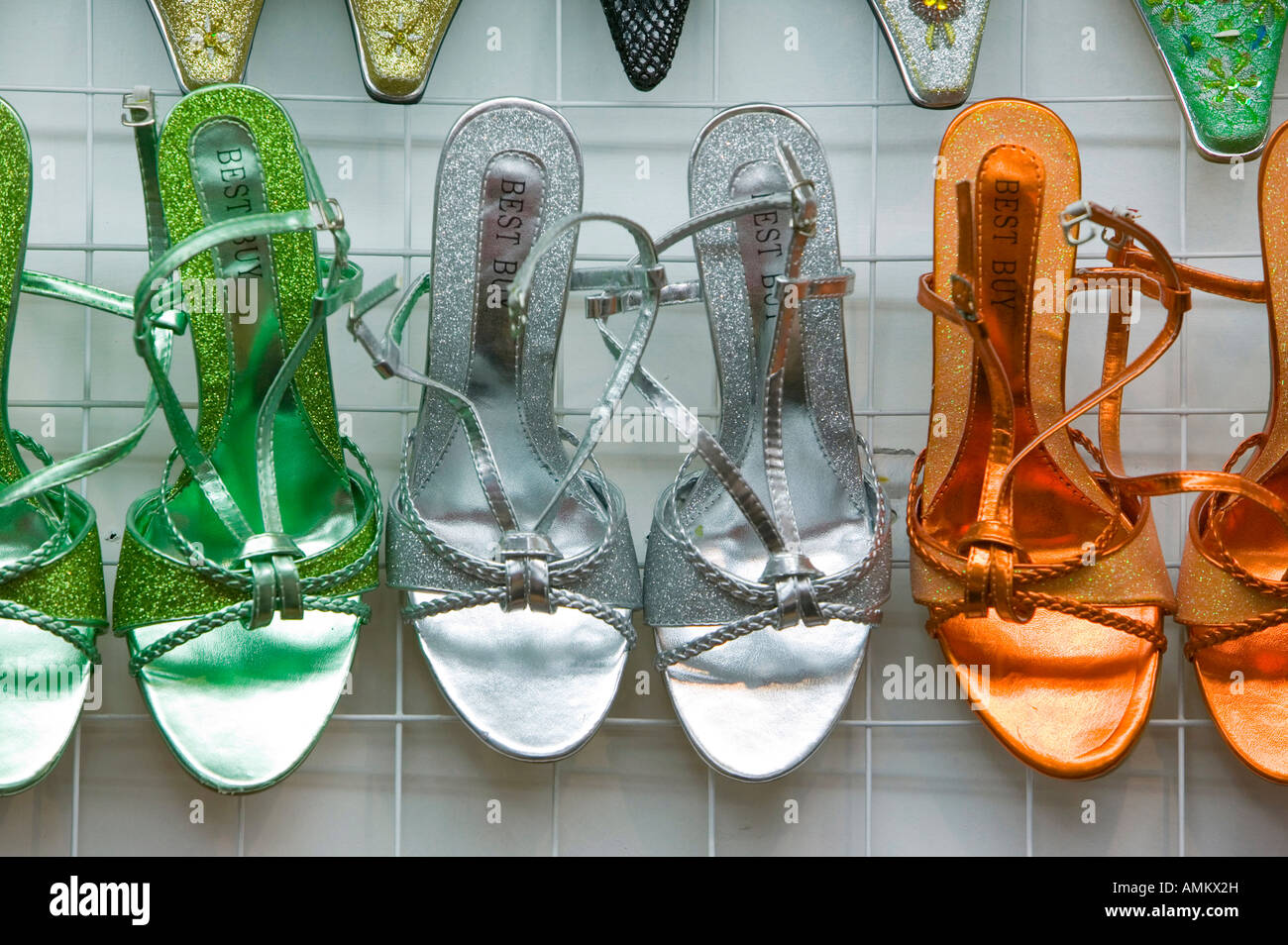 A shoe shop in Leicester UK Stock Photo Alamy
