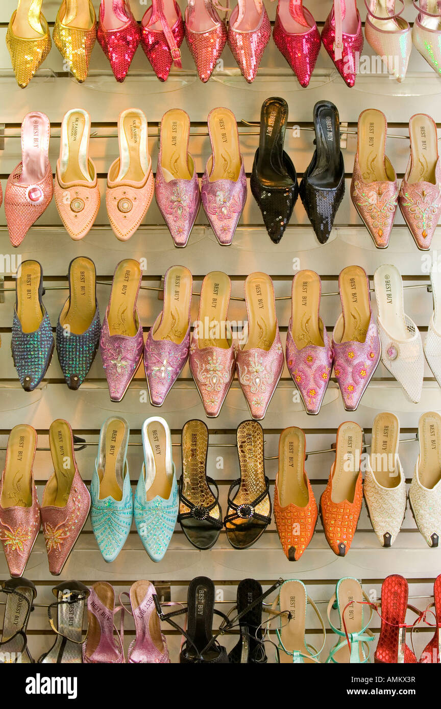 A shoe shop in Leicester UK Stock Photo Alamy