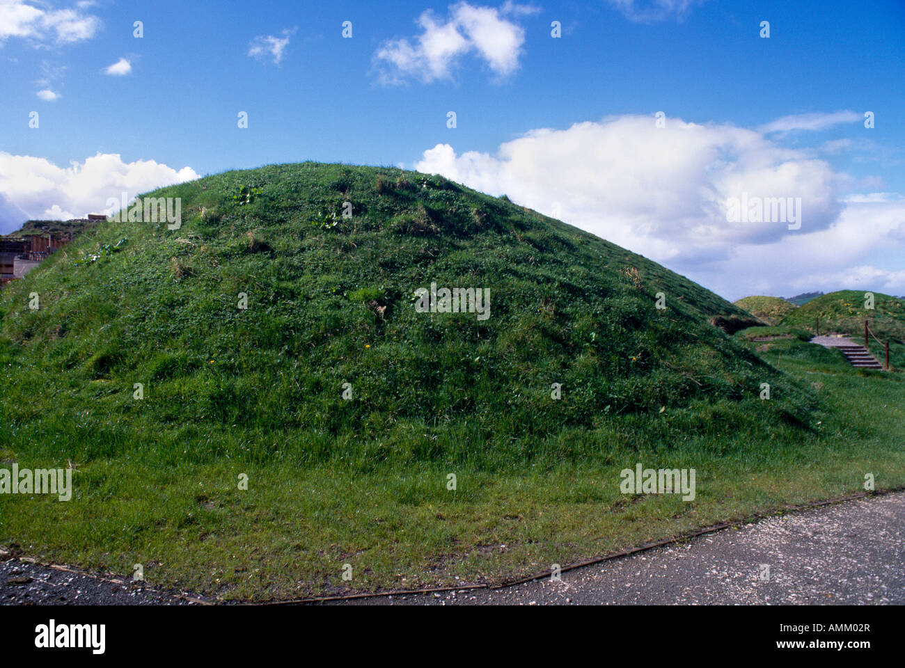 Meath Ireland Knowth Neolithic Passage Grave Stock Photo