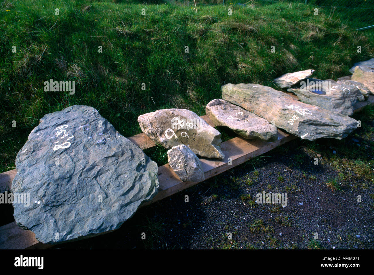 Meath Ireland Knowth Prehistoric Burial Mound Stock Photo