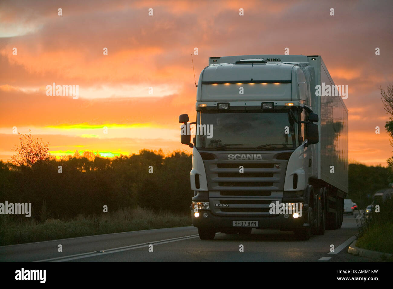 Scotch corner a66 lorry hi-res stock photography and images - Alamy