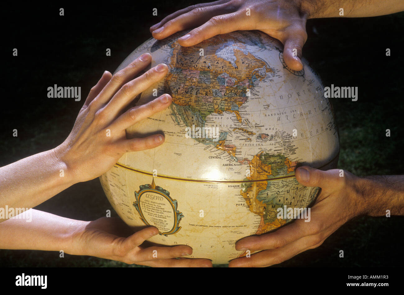 Earth Globe Save the Earth Stock Photo