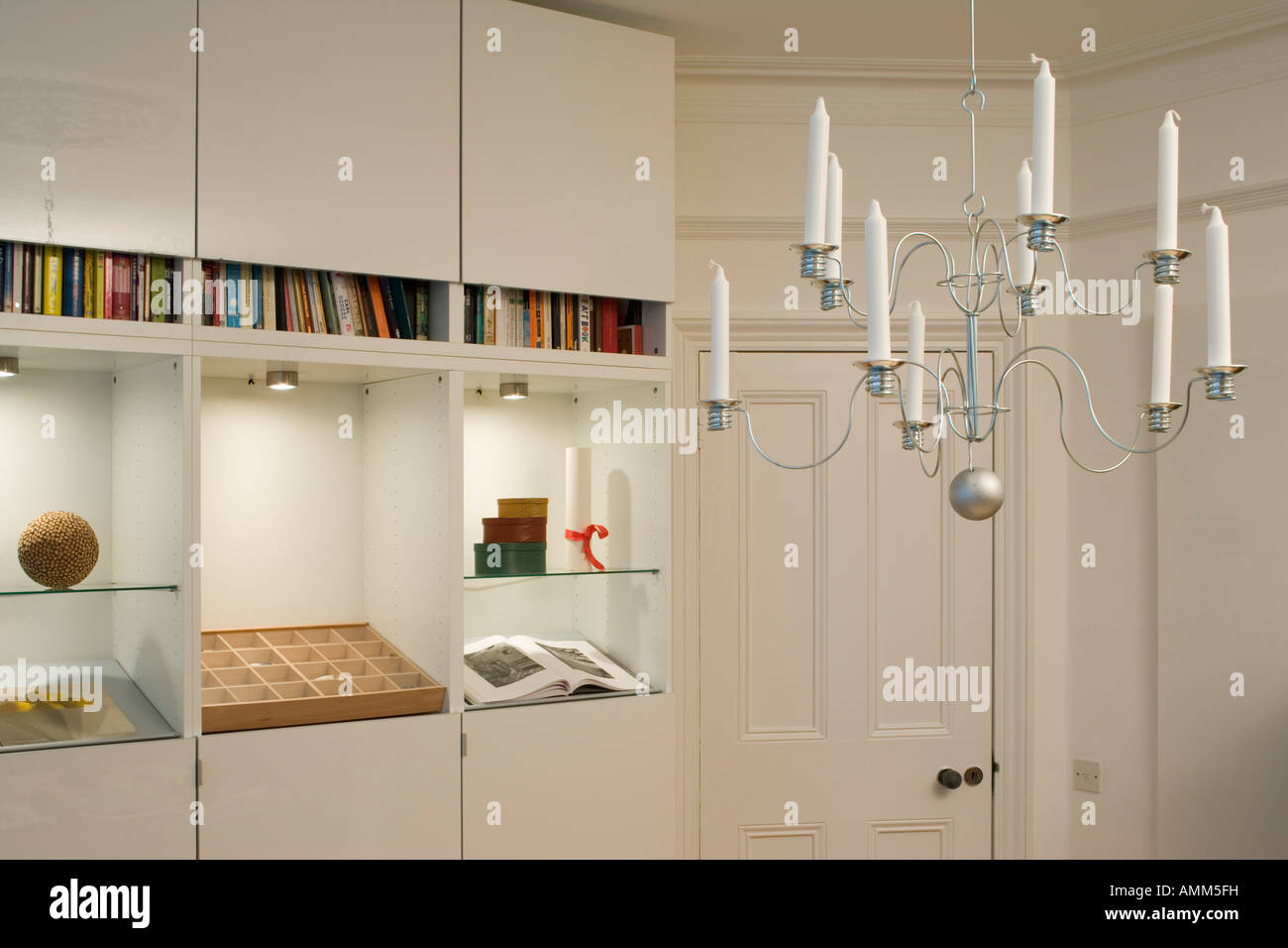 Home Interior Details. Candelabra and Stock Photo Alamy