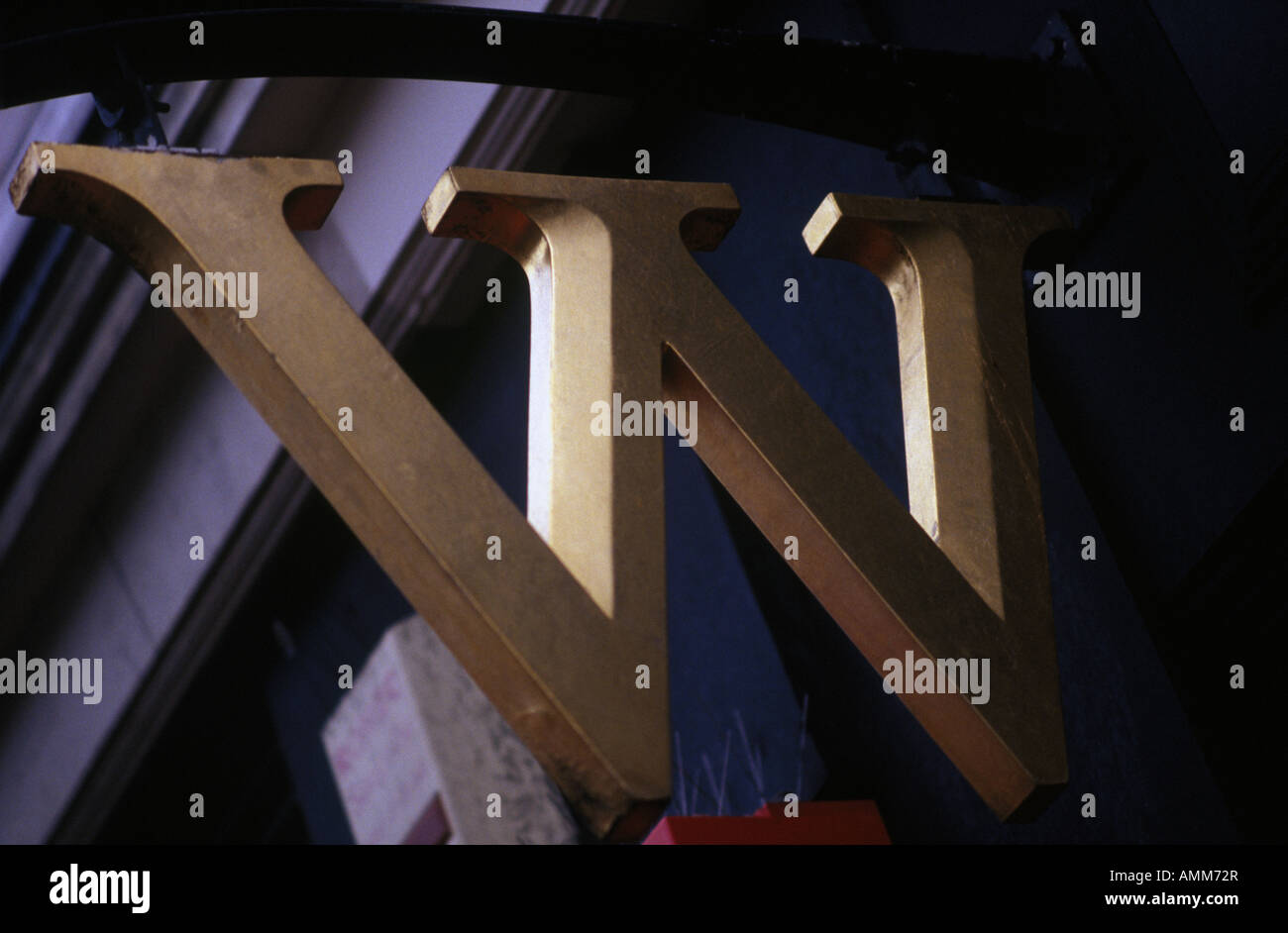 a W sign for Waterstones bookshop Stock Photo - Alamy
