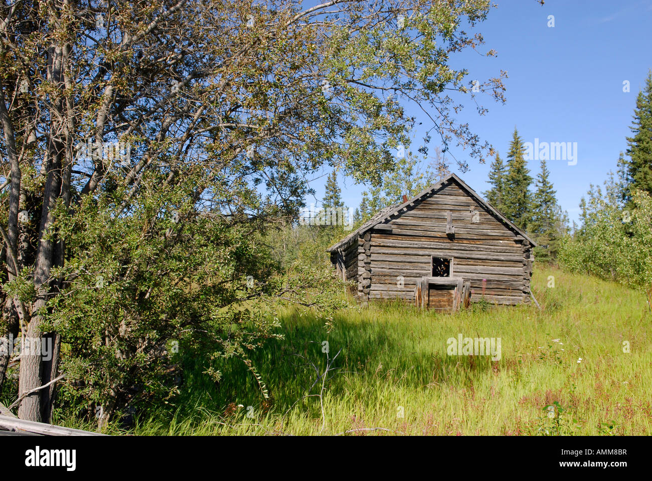 Abandoned Historic Buildings in Copper Center Alaska AK United States U