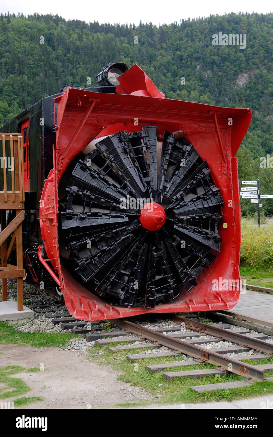 Railroad snow plow hires stock photography and images Alamy
