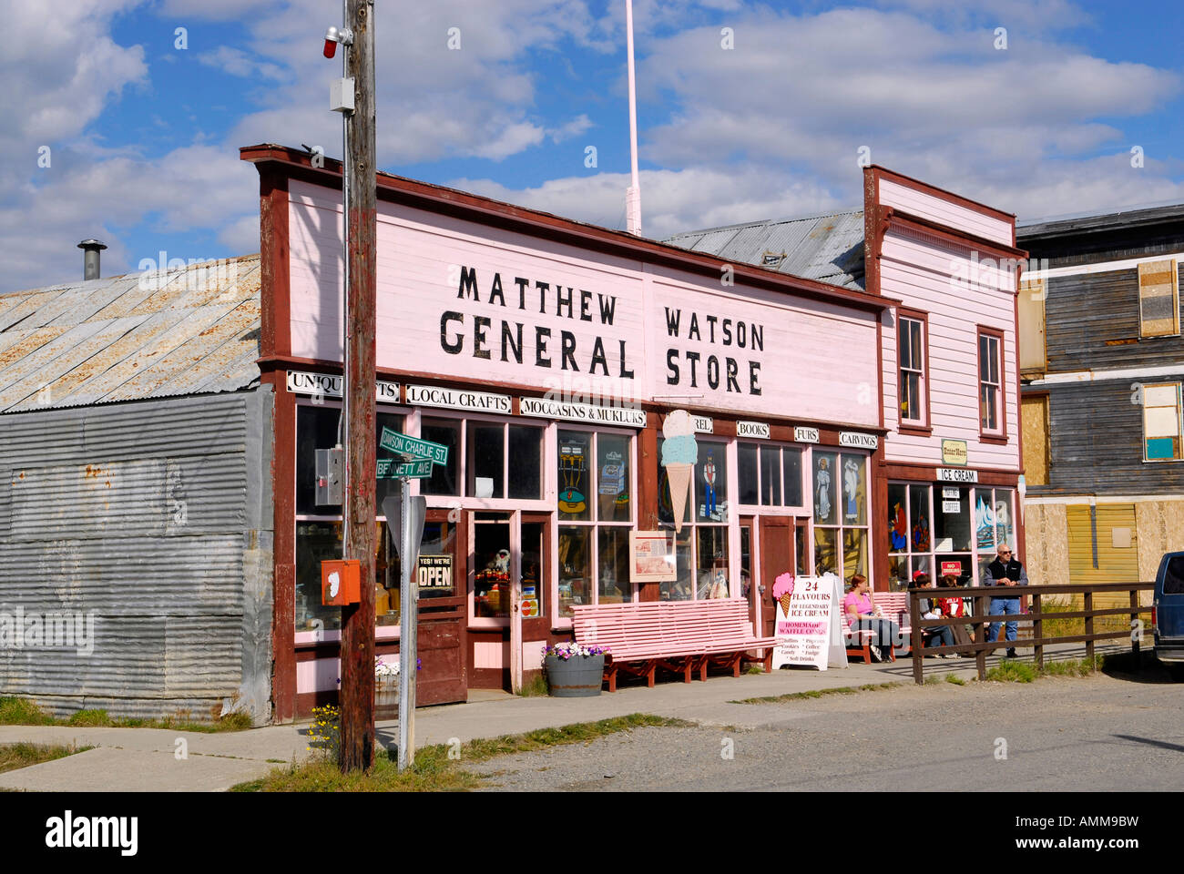 Matthew Watson General Store in Carcross Yukon Territory YT on South