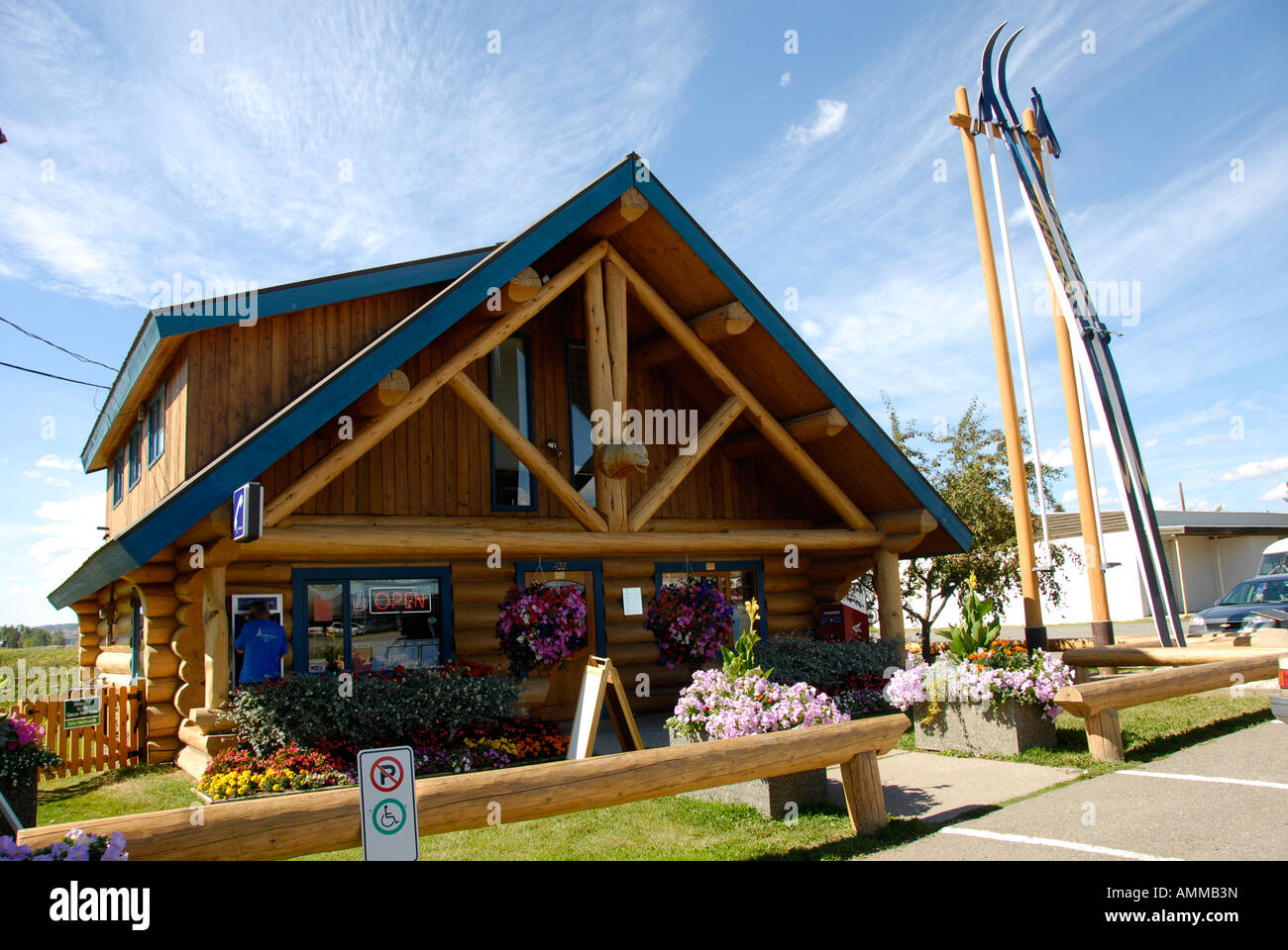 Log Home Capital of North America South Cariboo Visitor Center 100 Mile