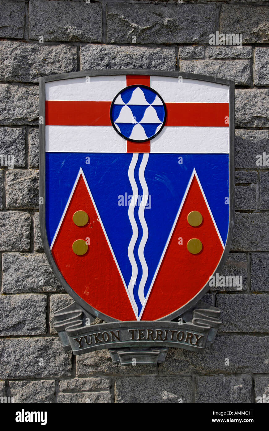 Yukon Territory Coat of Arms in Confederation Garden Court Provincial