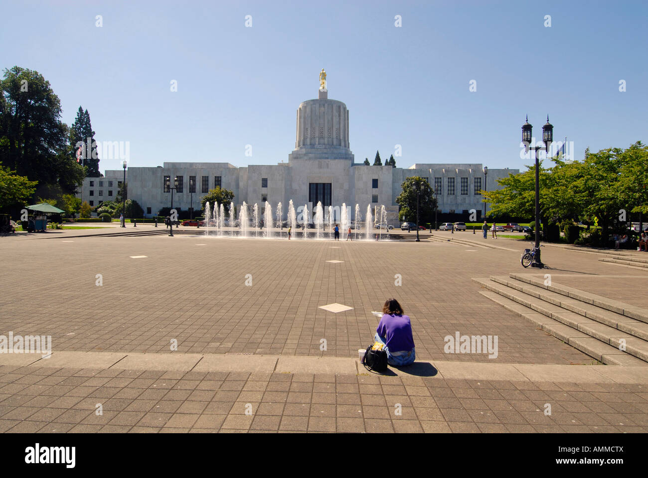 The State Capitol build at Salem Oregon Stock Photo Alamy