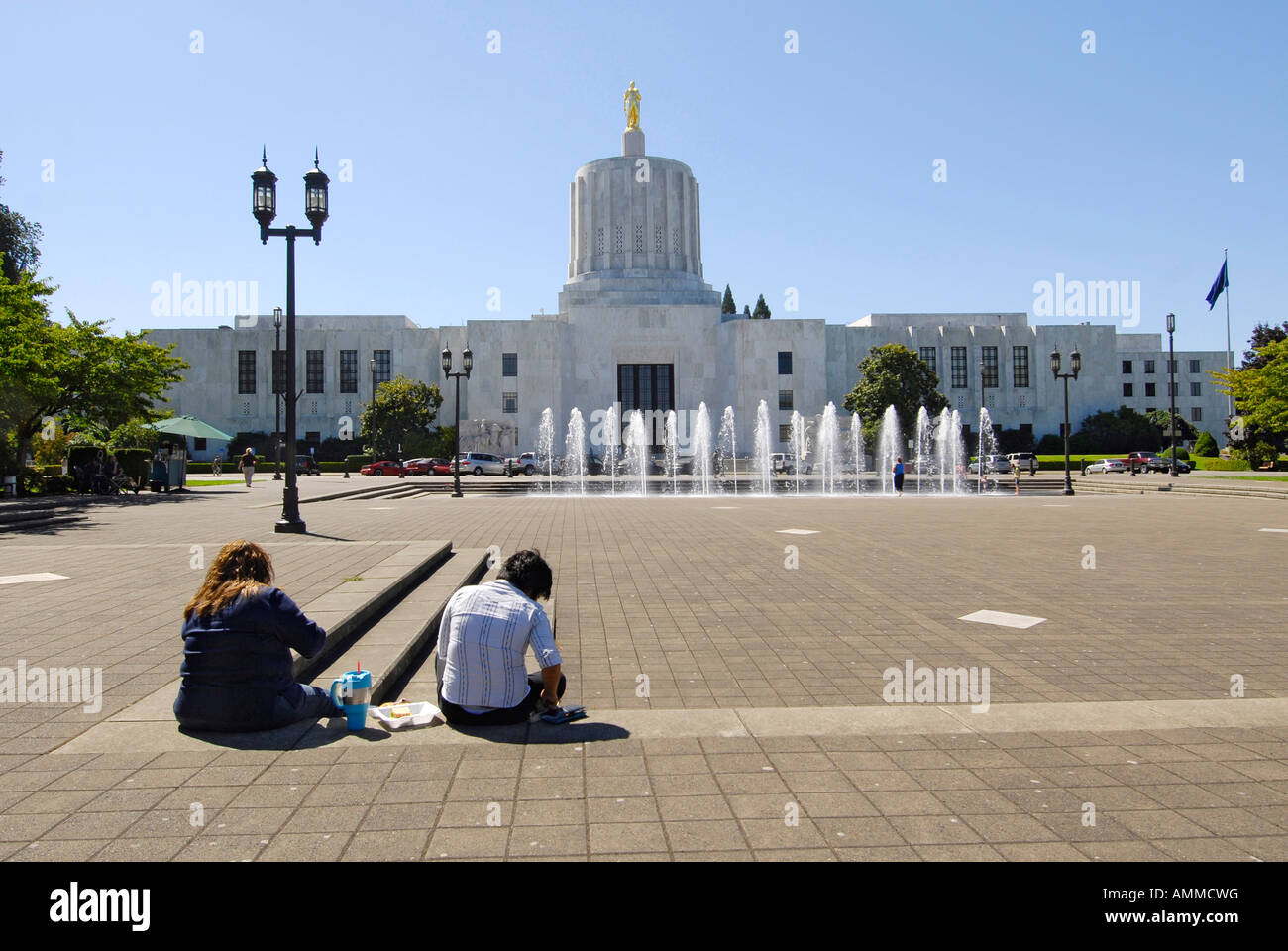 The State Capitol build at Salem Oregon Stock Photo Alamy