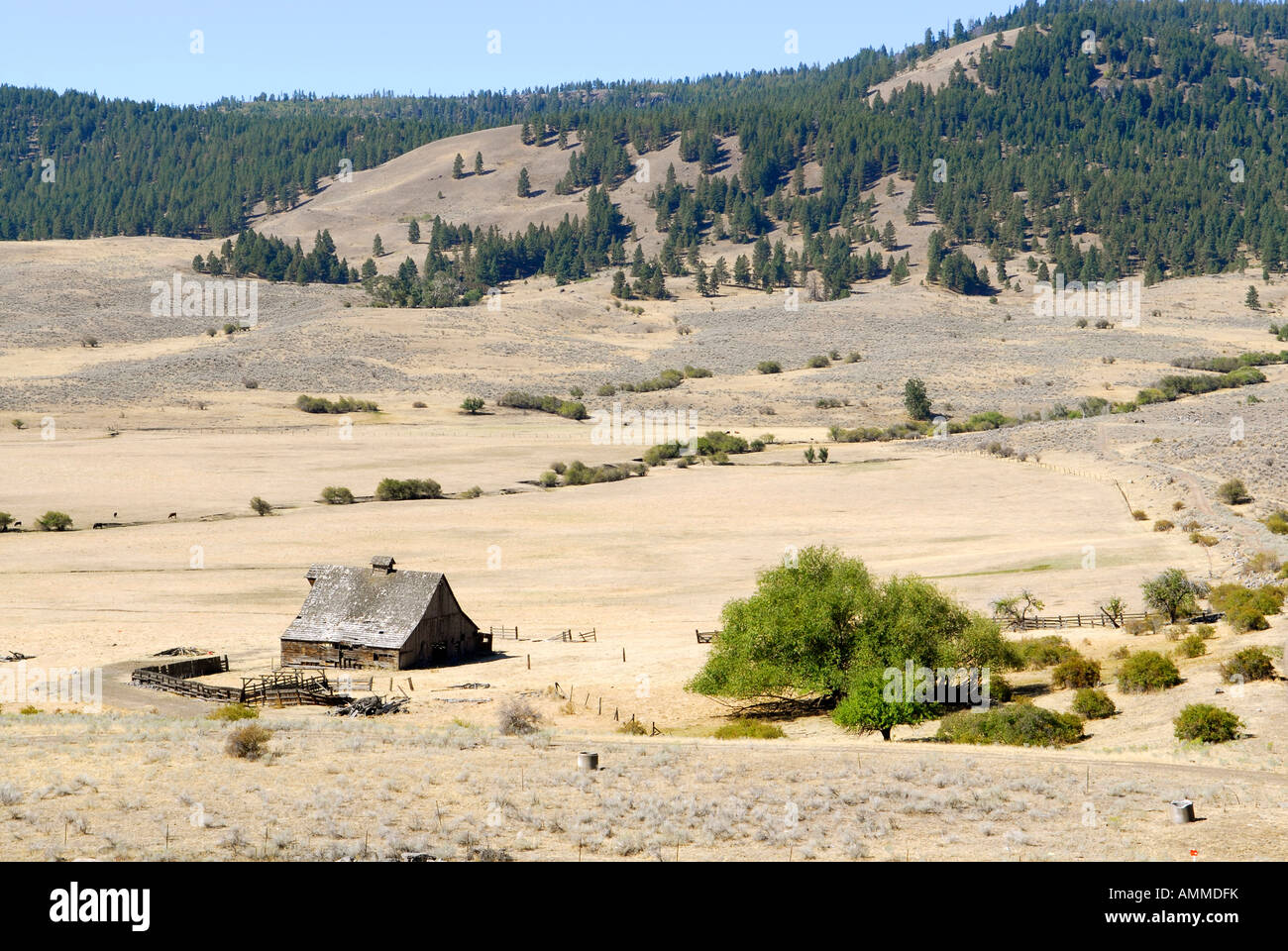 Farmland Ranchland farm ranch along interstate 80 in Wyoming WY US
