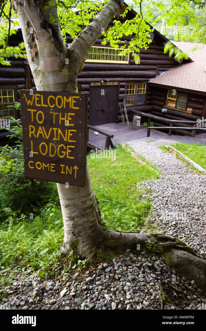 The Dartmouth Outing Clubs Moosilauke Ravine Lodge New Hampshire USA Stock Photo