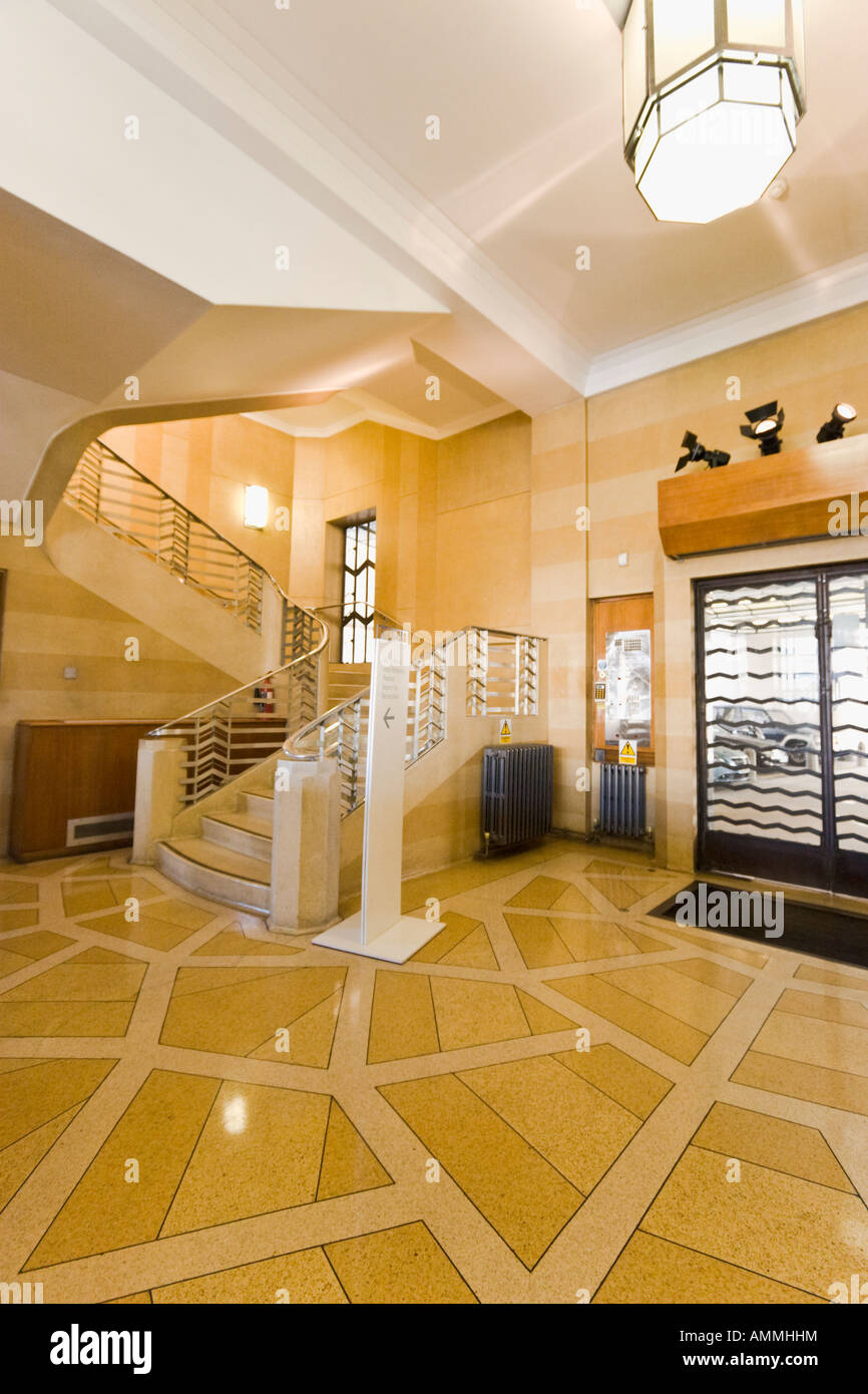 Art Deco Hallway interior St Olaf House London Stock Photo