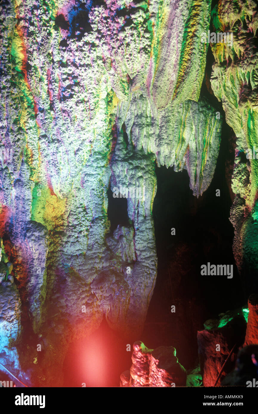 Reed Flute Cave in Guilin Guangxi Province People s Republic of China Stock Photo
