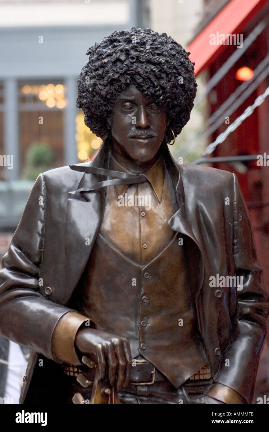 Phil Lynott Statue Grafton Street Dublin Ireland Stock Photo Alamy