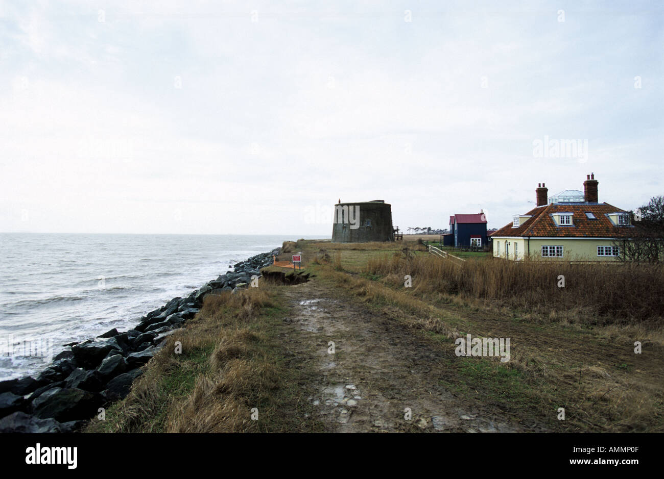 Coastal erosion buildings hi-res stock photography and images - Alamy